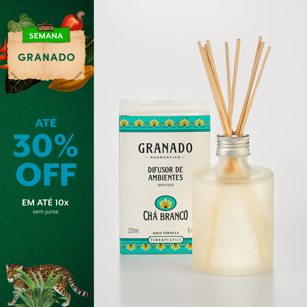 Difusor De Ambientes Granado Chá Branco 250ml