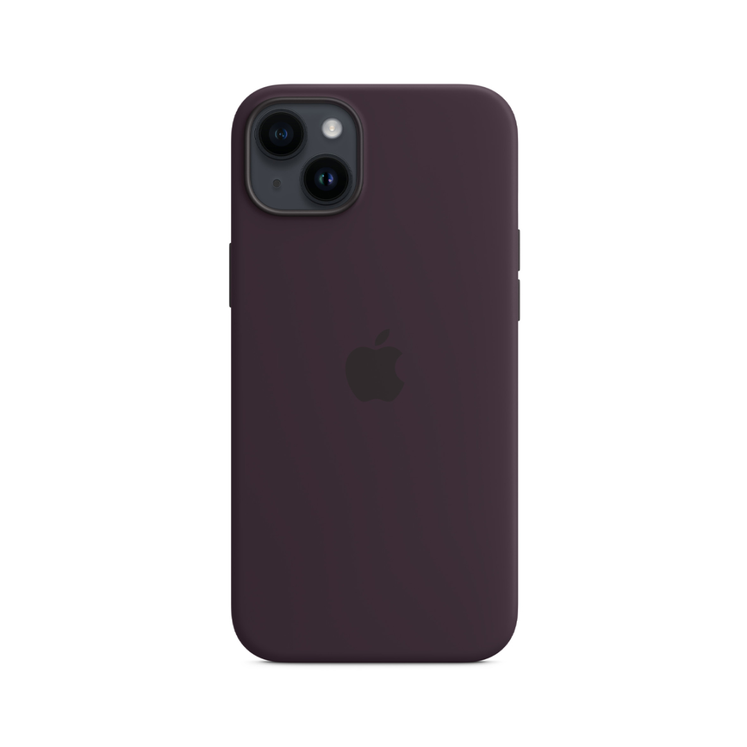 Carcasa Silicona Iphone 14 Plus Apple Magsafe Morado Intenso